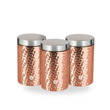 Berlinger Haus Tároló Készlet 3 Részes Metallic HN1229