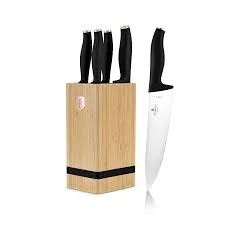 Berlinger Haus Késkészlet 6 Részes Fa Tartóval Black Rose BH-2970
