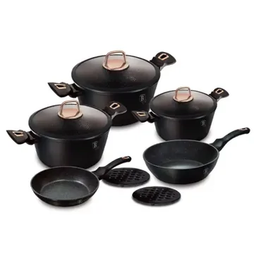 Berlinger Haus 10 Részes Edénykészlet Black Rose BH8168