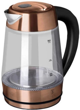 Berlinger Haus Üveg Elektromos Vízforraló Rose Gold BH9129