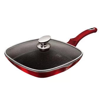 Berlinger Haus Grill Serpenyő Fedővel Burgundy 28cm BH1613N