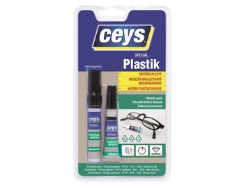 Ceys Plastik Nehezen Ragasztható Műanyagokhoz 3g + 4ml