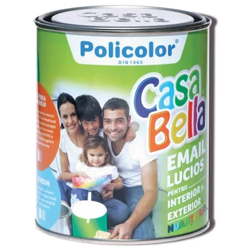 Casa Bella Magasfényű Oldószeres Zománc Barna 8012 0,75L
