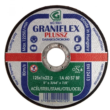 Graniflex Fém Vágókorong 115 x 1 x 22,22mm