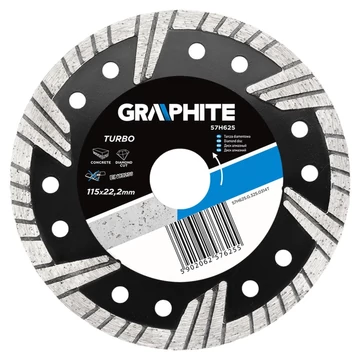Graphite Gyémántvágó Korong Turbó 115mm 57H625