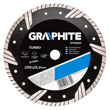Graphite Gyémántvágó Korong Turbó 230mm 57H630