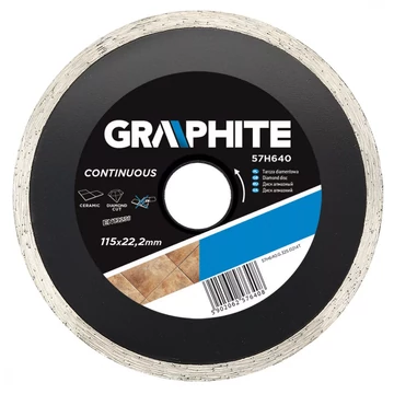 Graphite Gyémántvágó Korong Turbó 115mm 57H640