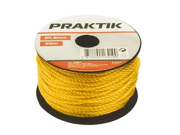 Kőműveszsinór Sárga 1,8mm/50m P247