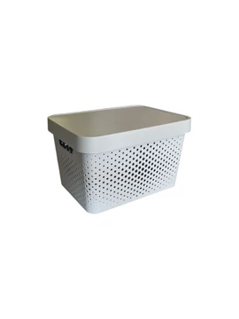 Curver Infinity Kosár Tetővel 17L Fehér CU1078