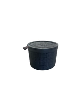 Curver Jute Kosár Tetővel 2L Sötétszürke CU1218