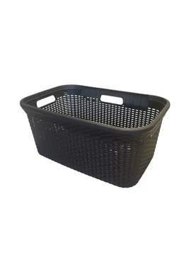 Curver Rattan Ruháskosár Sötétszürke 45L CU661