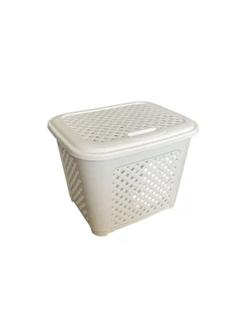 Rattan Szennyestartó Fehér ER86