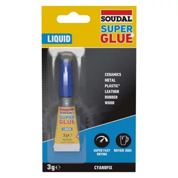 Soudal Cyanofix Fix Liquid Pillanatragasztó 3g