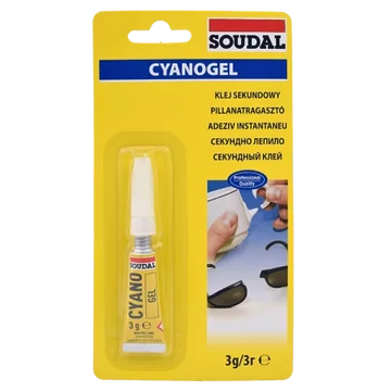 Soudal Cyanogel Pillanatragasztó 3g