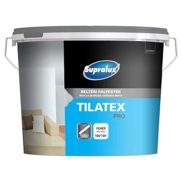 Supralux Tilatex Beltéri Falfesték Fehér 15L