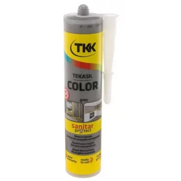 TKK Tekasil Color Neutrális Szaniter Szilikon Szürke 300ml