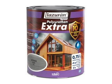 Lazurán Aqua Polyuretán Extra Lazúr Szürke 2300 0,75L
