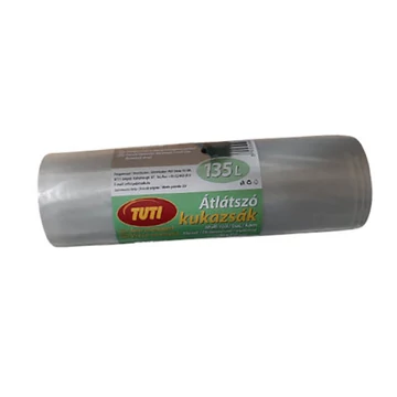 Tuti Szemeteszsák Átlátszó Extra 135L 10db PD79