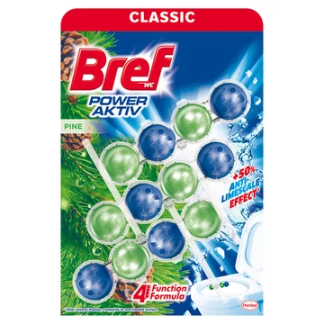 Bref Poweractive WC Frissítő Pine 3x50g