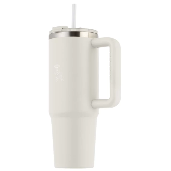 Berlinger Haus Termosz + Szívószál Rozsdamentes Acél Sahara 1L BH-8831