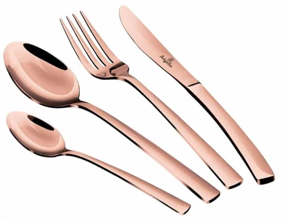 Berlinger Haus Fém Evőeszköz Készlet 4 Részes Rose Gold HN2144