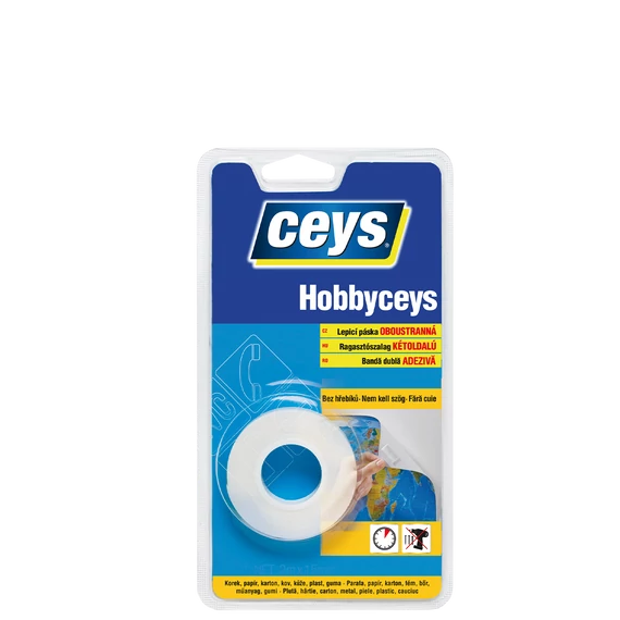 Ceys Kétoldalú Ragasztószalag 2m X 15mm