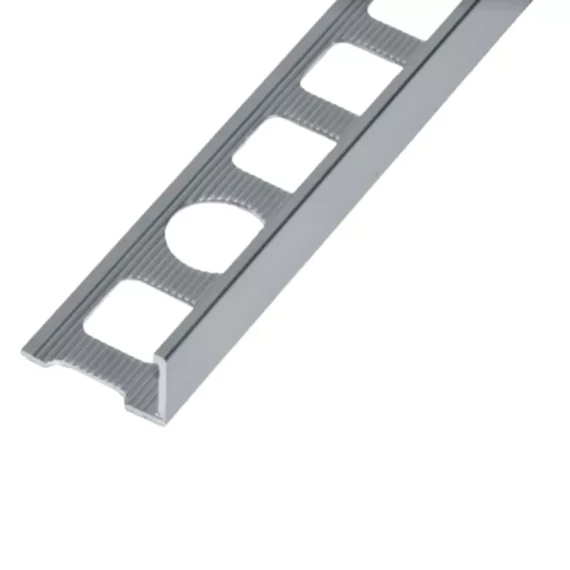 Ezüst Eloxált Alumínium Élvédő "L" 8mm - 2,5m