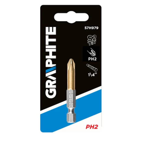 Graphite Behajtótüske PH2 50mm 57H979