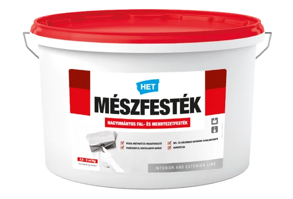 HET Mészfesték Kül-Beltéri 6kg