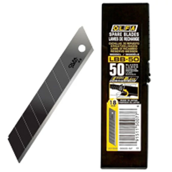 Olfa Penge Fekete 18mm 10db LBB-10