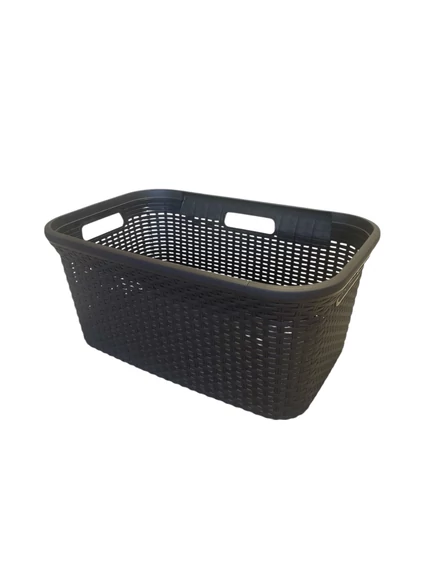 Curver Rattan Ruháskosár Sötétszürke 45L CU661