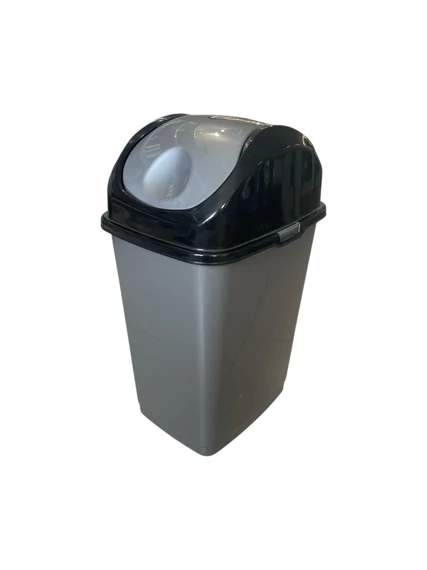 Billenős Szemetes Slim Szürke 18L DÜ31