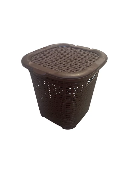 Rattan Szennyestartó Barna 15L DÜ49