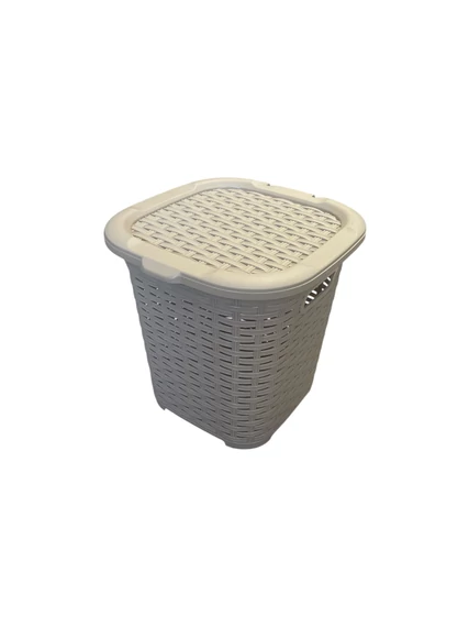 Rattan Szennyestartó Bézs 15L DÜ49
