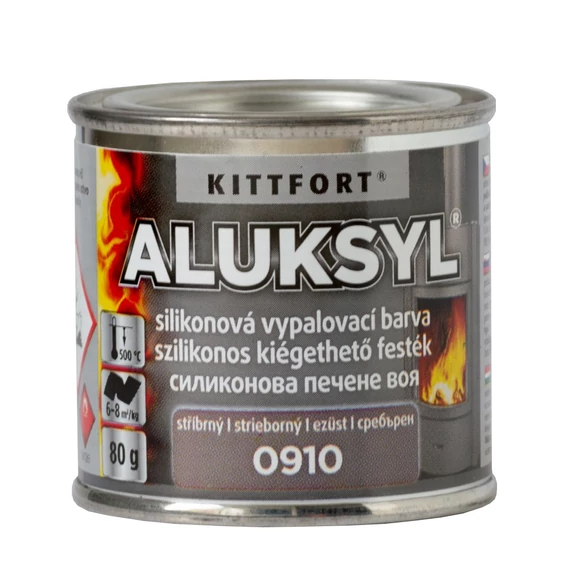 Kittfort Aluksyl Ezüst Hőálló Festék 0910 80g