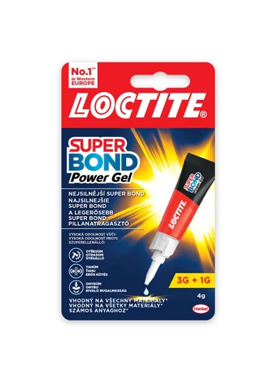 Loctite Super Bond Power Pillanatragasztó Gél 4g