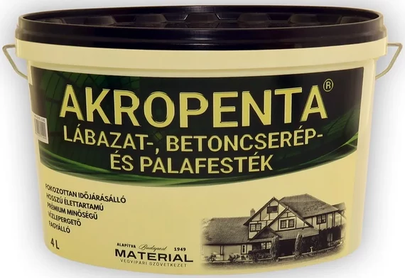 Akropenta Lábazat-, Betoncserép és Palafesték