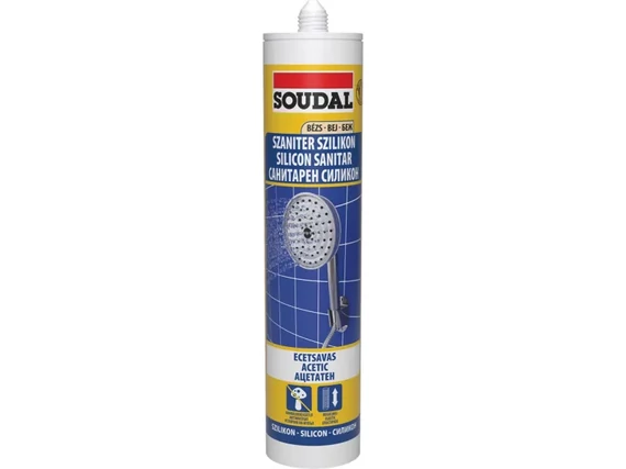 Soudal Szaniter Szilikon Bézs