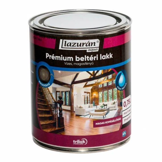 Lazurán Aqua Prémium Magasfényű Lakk