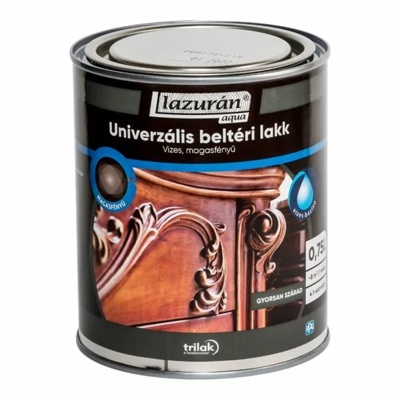 Lazurán Aqua Univerzális Magasfényű Lakk