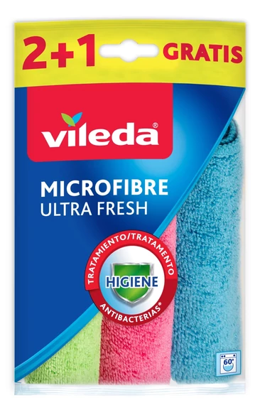 Vileda Ultra Fresh Mikroszálas Törlőkendő 3db FH239