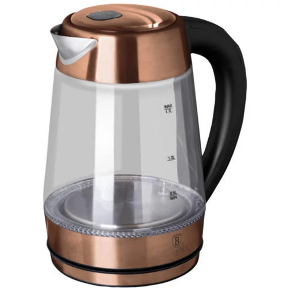 Berlinger Haus Üveg Elektromos Vízforraló Rose Gold BH9129