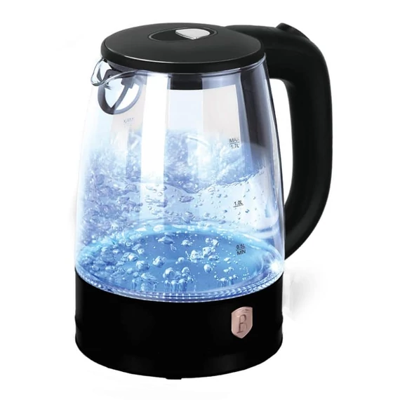 Berlinger Haus Üveg Elektromos Vízforraló Blackrose BH9505