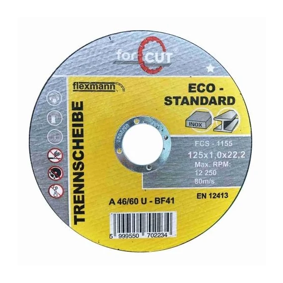 ForCut Vágókorong Fém-Inox 115 x 1 x 22,22mm