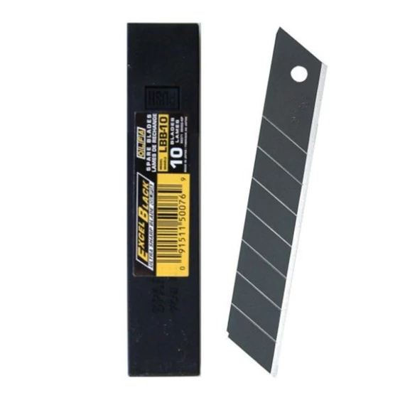 Olfa Penge Fekete 18mm 10db LBB-10