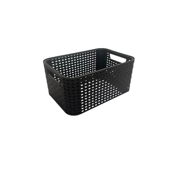 Curver Rattan Kosár Sötétszürke &quot;S&quot; CU684