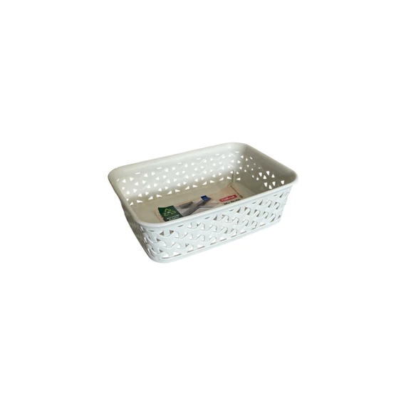 Curver Rattan Kosár Fehér CU770 