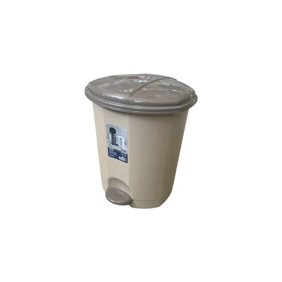 Pedálos Szemetes Bézs 5L DÜ1