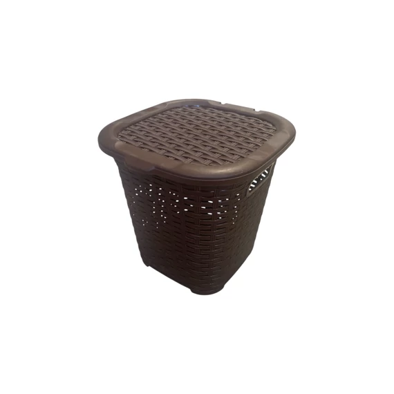 Rattan Szennyestartó Barna 15L DÜ49