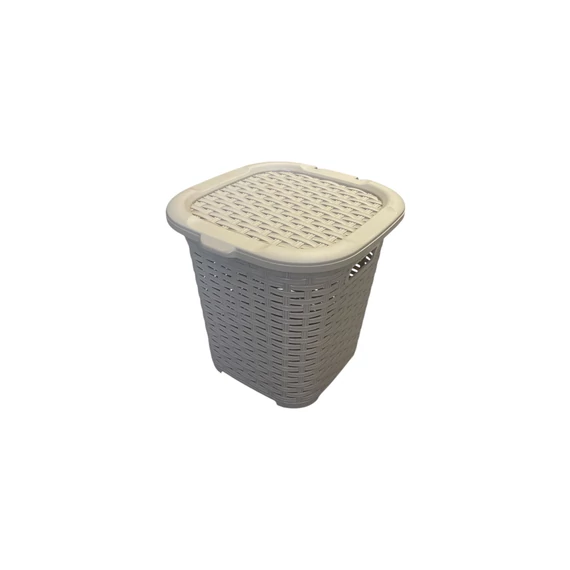 Rattan Szennyestartó Bézs 15L DÜ49